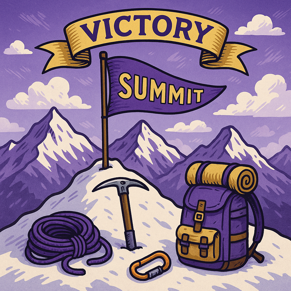 Mountain summit background